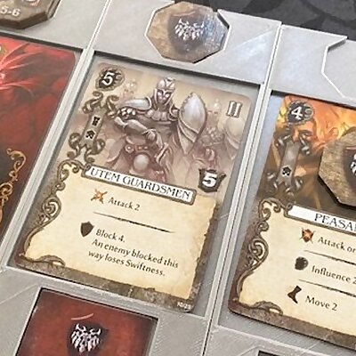 Mage Knight Player  Unit dashboard
