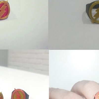 Flash and Reverse Flash Ring for Cisco Gold Ring
