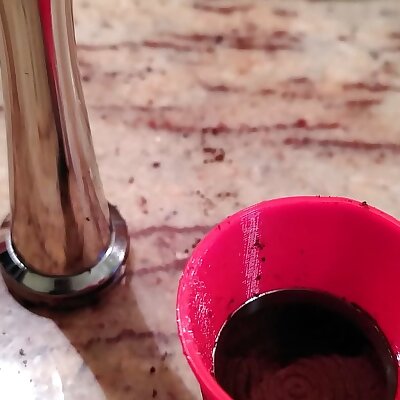 Coffee Funnel to refill nespresso capsule