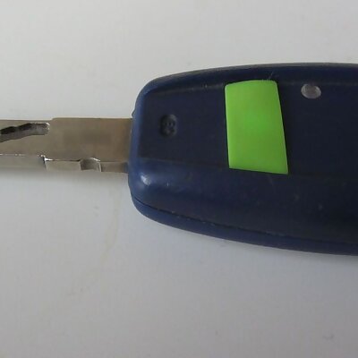 Fiat Doblo Transponder Key Knob Replacement