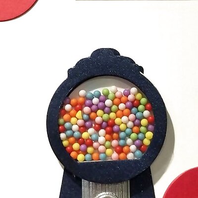 Gumball Coin Mechanism for Greeting Card