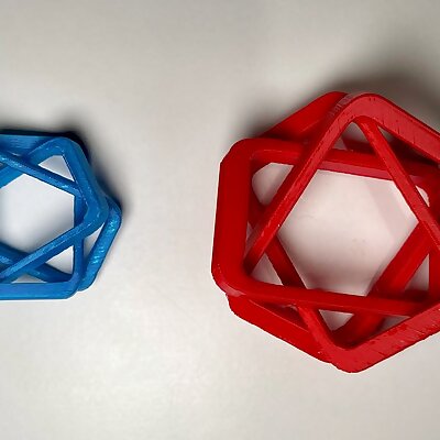 Borromean Rings Print in placeno support
