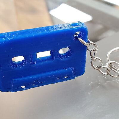Mini Cassette Tape Keychain