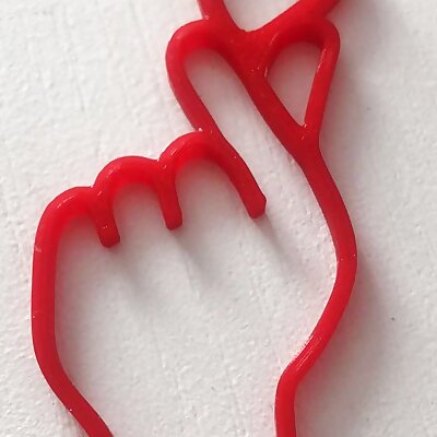 Heart with fingers keychain