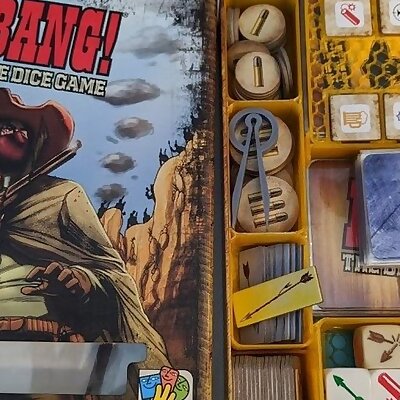 Bang the Dice Game and Expansions Organizer