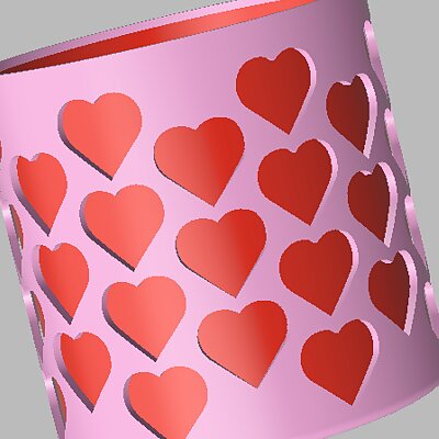 Dollar Store Heart Cup Thing