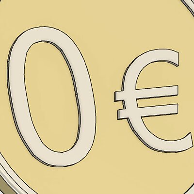 0€ Euro Shopping Cart Token  Coin 1€
