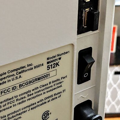 Macintosh Plus Battery Housing USB Adapter