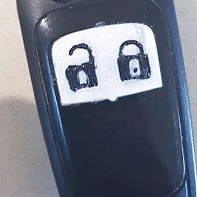 Opel key flex buttons