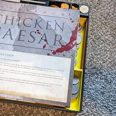 Chicken Caesar Board Game Insert