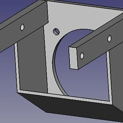 40mm Fan Mount for Wades Extruder
