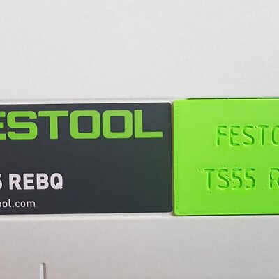 Festool TS55 REBQ dust cover