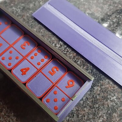 Box for Domino learning numbers