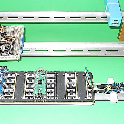 Large DIN Rail Prototyping Stand