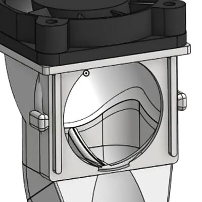 MP Mini Select 3D PLA  PETG 40mm Fan Shroud