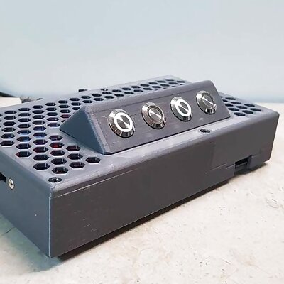 Raspberry Pi 3B Case  Relays Step Down and Buttons