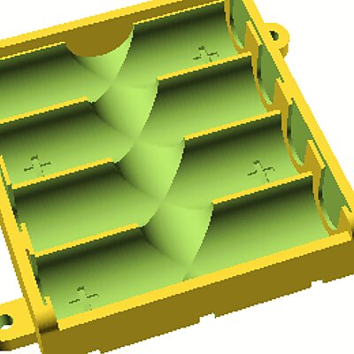 Parametric AA Battery Box