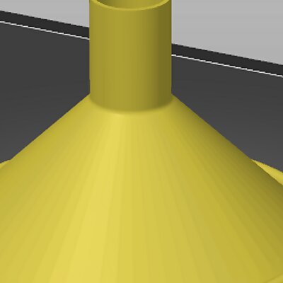 PET bottle funnel  for example for pouring grain into a PET bottle at bird feeders
