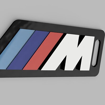 Keychain with BMW M Series logo two versions!