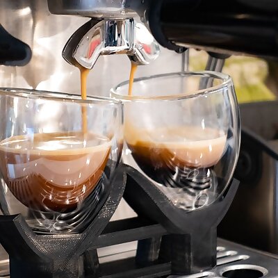 Espresso Cup Jig for Breville machine w Bodum cups