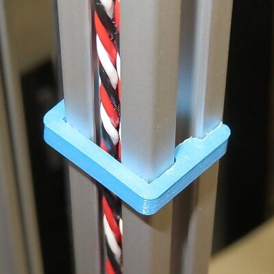 Cable clamp for alu profile 20x20mm 6mm slot