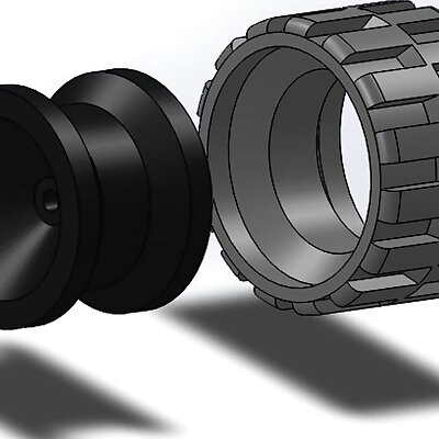 Wheel for RC Tractor from Merkur kit