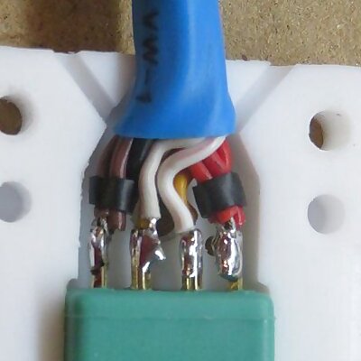 MPX plug form for hot glue
