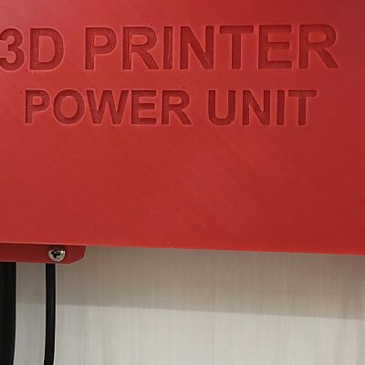 3D Printer Power Unit Printer LEDs RPi
