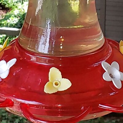 Hummingbird feeder flower replacement