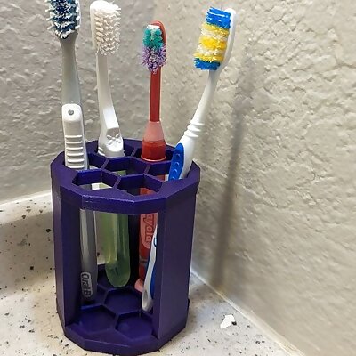 Toothbrush Holder  Hexagonal