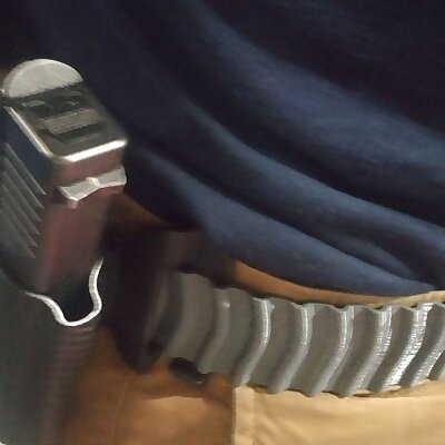 38mm Corrugated Gun Belt