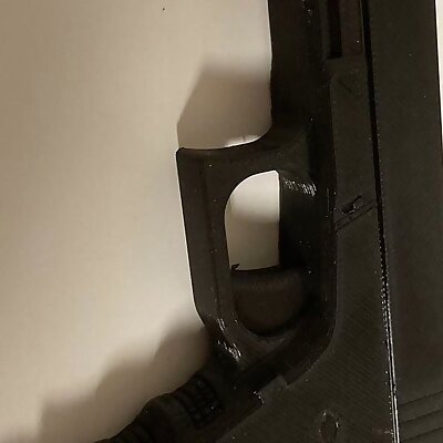 Easy print glocklike toy gun