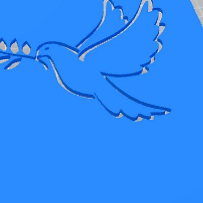 Holy Spirit dove card