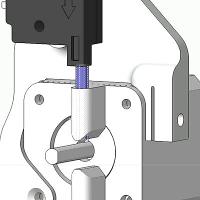 Ender3  3v2 Filament Sensor Holder for MicroSwiss DD Extruder