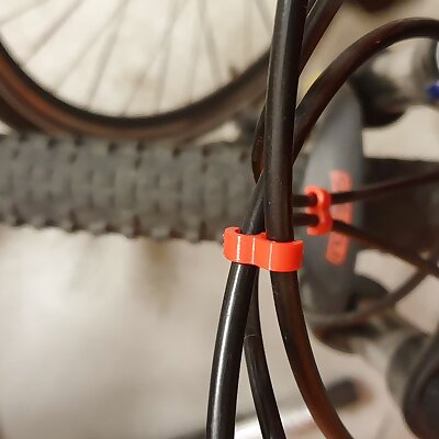 Montain bike cables clips