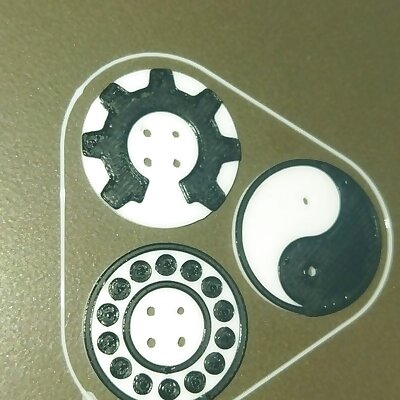 A set of clothes buttons