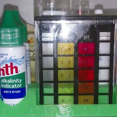 Swimming Pool Water Test Chemical Holder