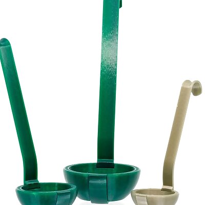 Ladles in Three Different Sizes