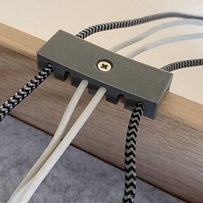 Cable Holder for Drawer Customizable