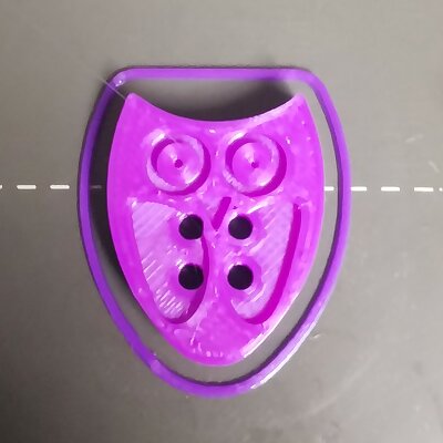 Clothes Buttons Owl