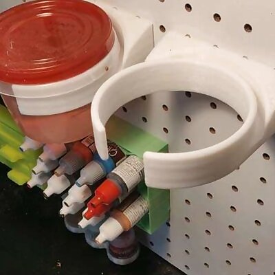 Water Cup Holder for pegboard