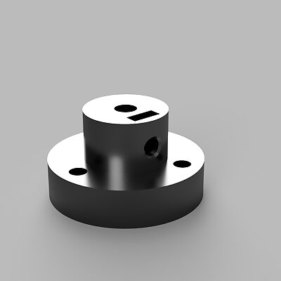 4mm Aluminum Mounting Hub for 60mm Omni Wheel