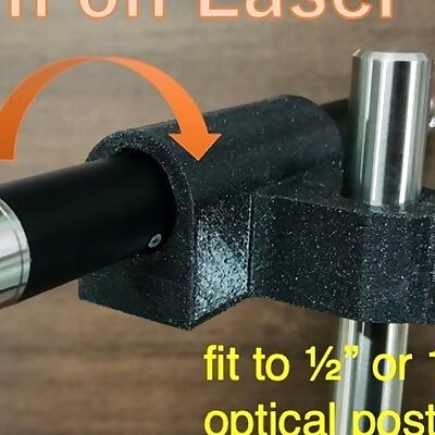 laser pointers mounter for optical post