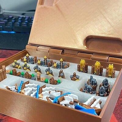 Settlers of Catan Player Piece Case  Including expansions