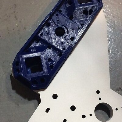 Root 3 CNC X Axis Box Section Mount 1x1 Remix