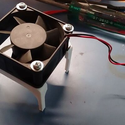 RAMPS 50mm clip on cooling fan mount Remix
