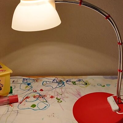 Ikea Upplyst to desk lamp conversion kit