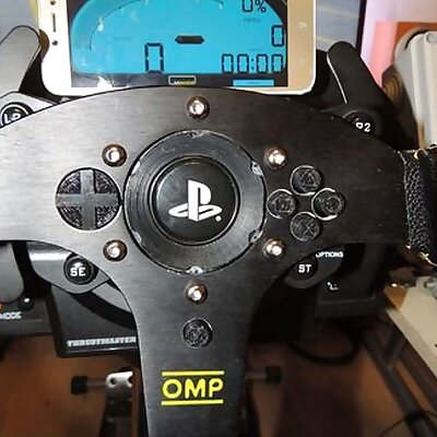 Thrustmaster T300 RS wheel elongated buttons
