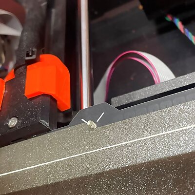 Prusa MK3 Heatbed Cable Support with ziptie