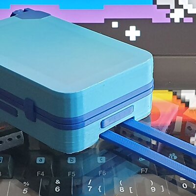 Tiny Functional Suitcase printinplace and supportfree with MMU Painting